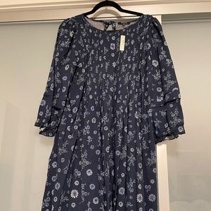 Madewell size L babydoll dress nwt